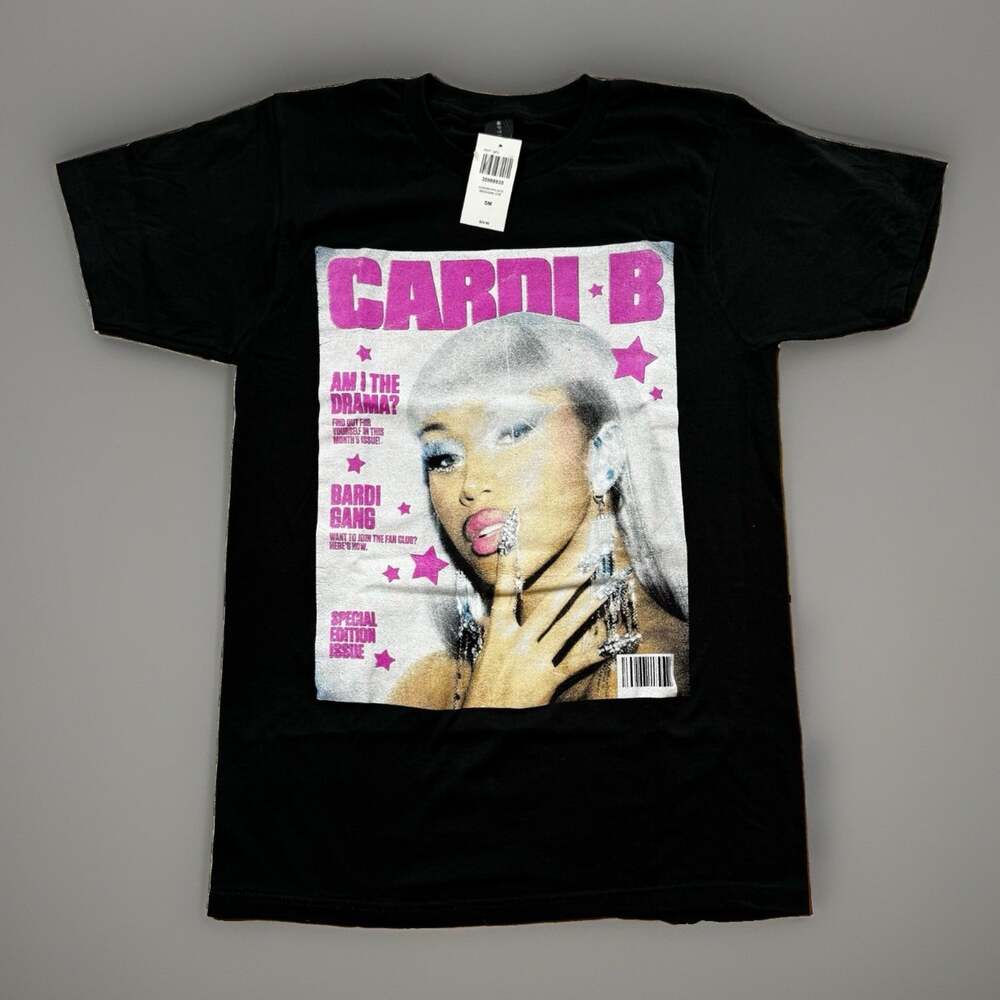 Cardi B Am I The Drama? Magazine Cover T-Shirt Size SMALL New With Tags